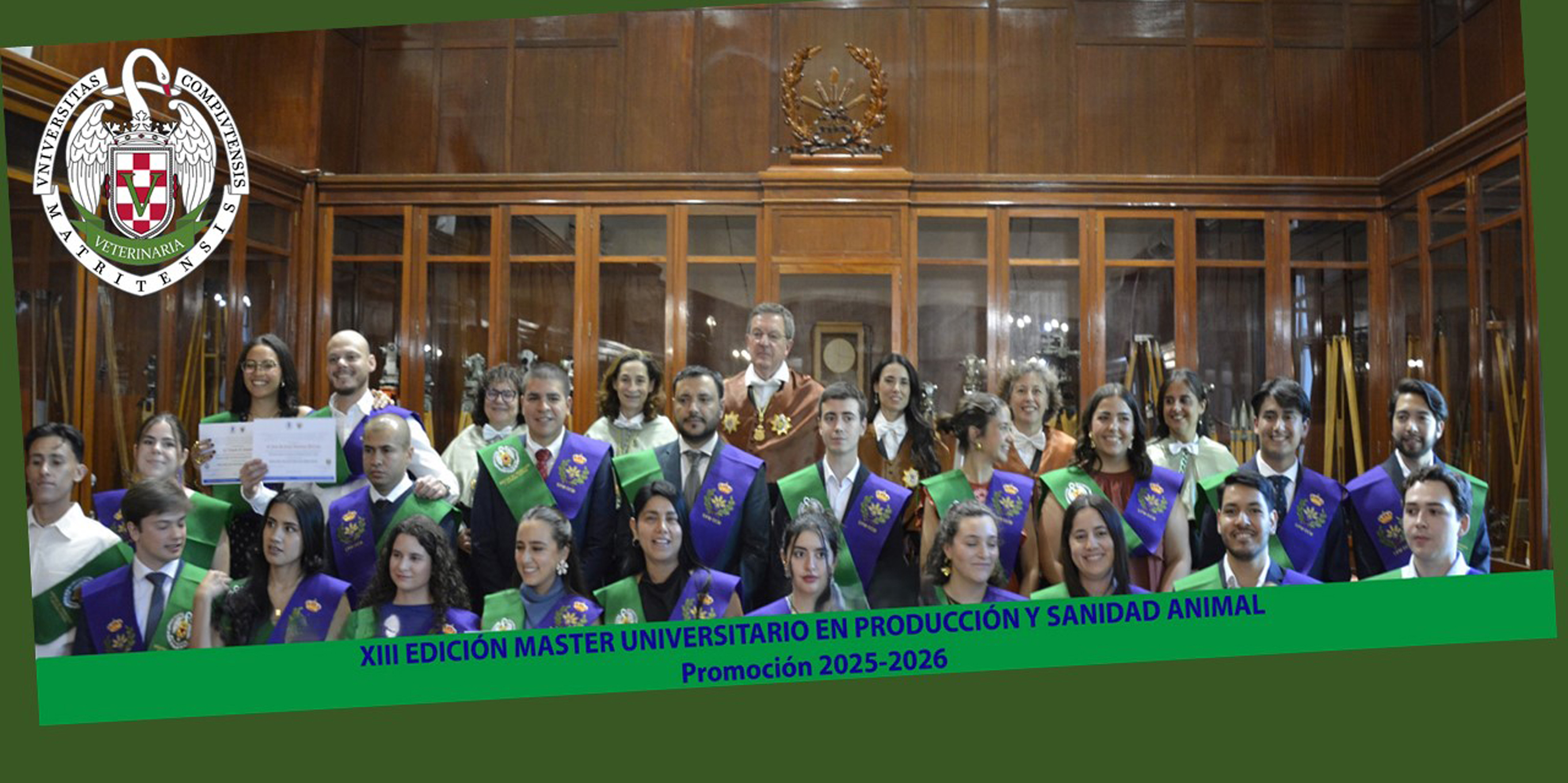 Ceremonia de Graduación del Máster en Producción y Sanidad Animal